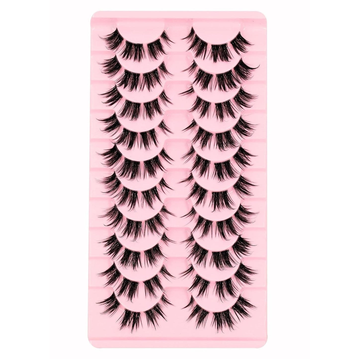10 Pairs 3D Mink Cat Eye Lashes