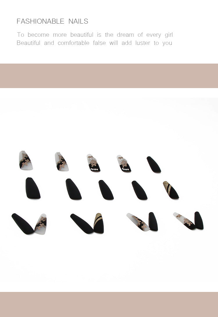 Long Gold Butterfly Press-On Nails /Pre-Made Rhinestone Acrylics / Elegant Press-On Nail Art /Glamourous False Nails for Stylish Look