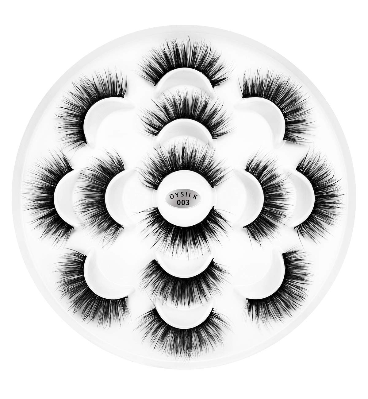 7 Pairs 6D Mink Fluffy Reusable Lashes