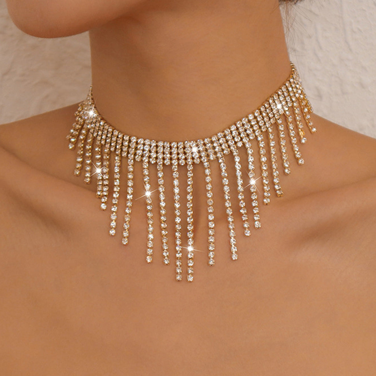Tassel Diamond Necklace